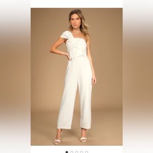 NWT one shoulder jumpsuit